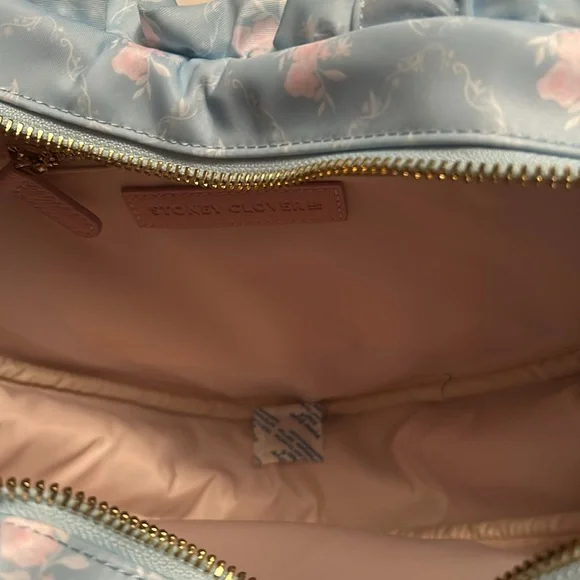 Stoney Clover High Tea printed ruffle mini heart tote - Picture 3 of 7